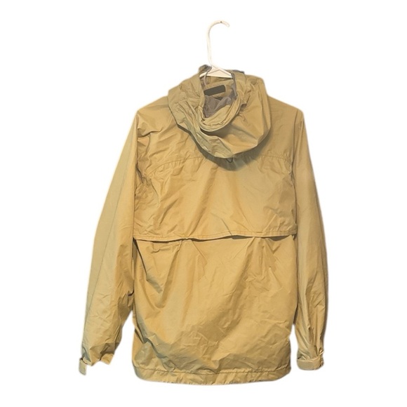 Red Ledge Hooded Tan Rain Jacket Size Medium Lightweight - Picture 3 of 6